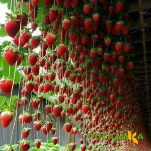 Клубника ампельная Анастасия купить по цене от 370р. в интернет-магазине «Посадика» с доставкой почтой в в Сковородиное и по всей России – [изображение №1].